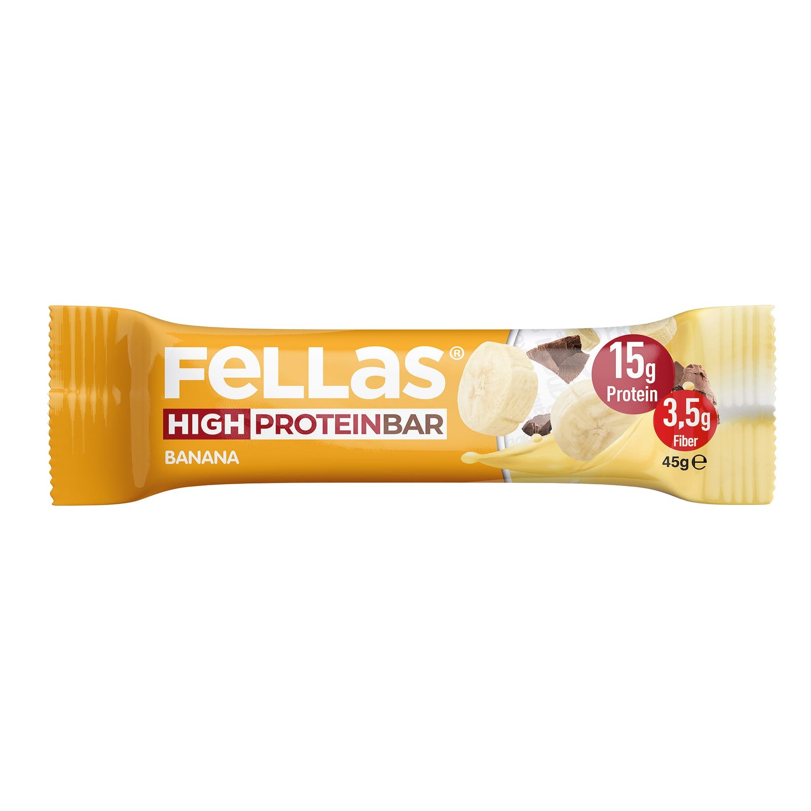 Yüksek Protein Bar - Muzlu 45g x 12 Adet