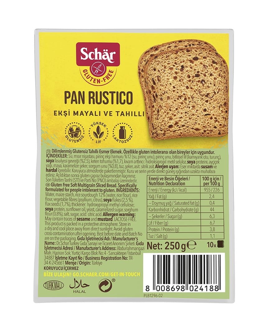 Schär Pan Rustico Ekmek